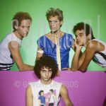 Doe Maar (Date Unknown), Henny Vrienten, Ernst Jansz, Jan Hendriks and Jan Pijnenburg at studio in Amsterdam.

[keywords]Posed, Half Length, Singer, Musicians[/keywords]